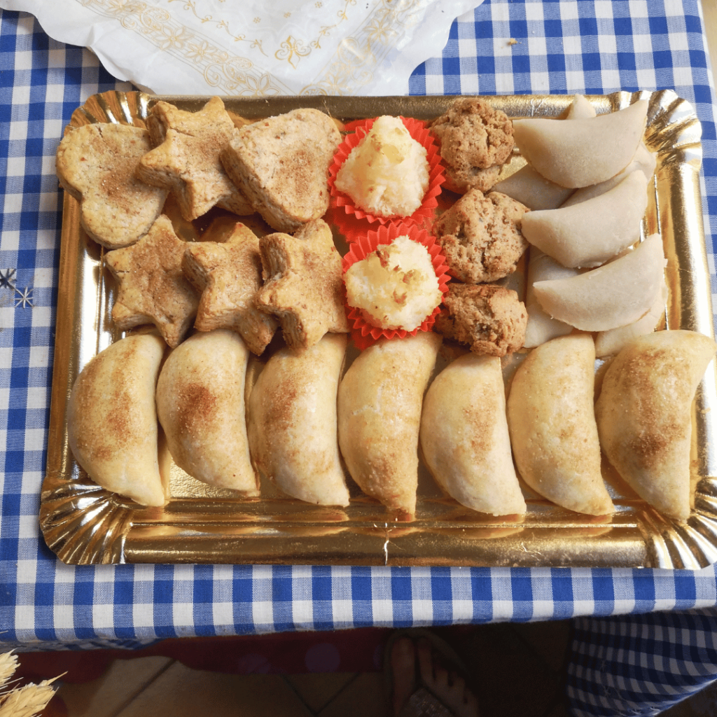 Pastas típicas navideñas artesanales del Forn de Sant Antoni