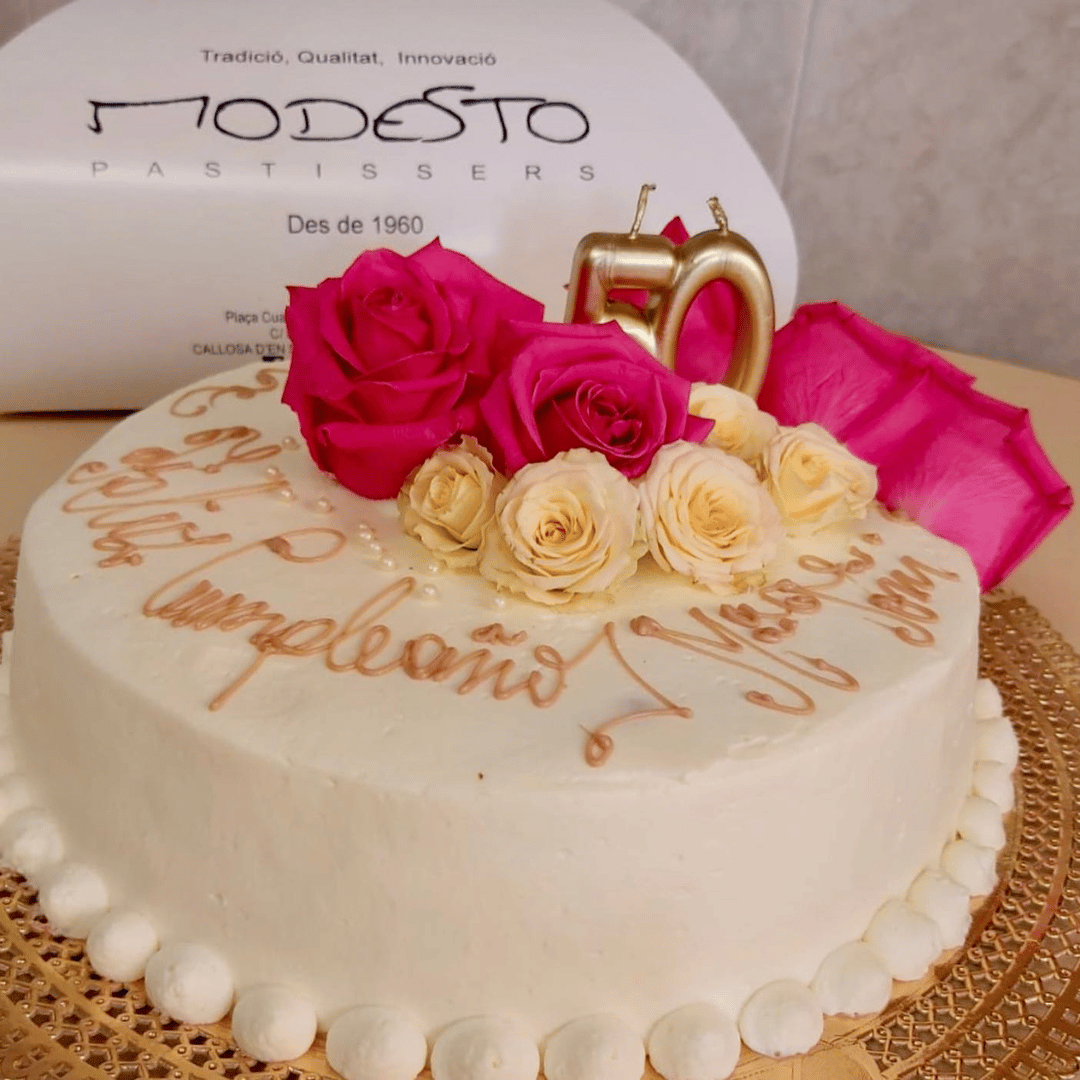 Tartas personalizas para eventos en Modesto Pastissers